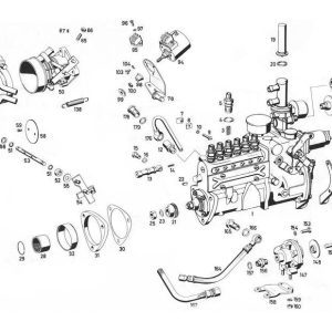 MF021 – Carburador/bomba de inyección - MB 220SE W111