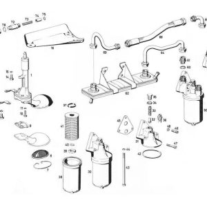 MF027 – Bomba aceite/Tubería lubricación - MB 220SE W111