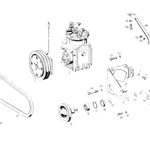 MG009 – Compresor de Refrigeración M129 MB 250SE CYC W111