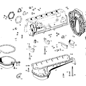 MH001-Carter del Motor M130 MB 250 W114