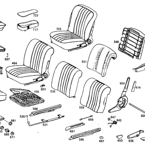 F057 Asientos Delanteros MB250SE