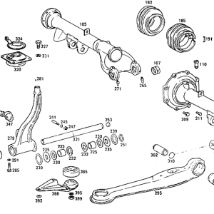 F060 Eje Trasero MB220SE